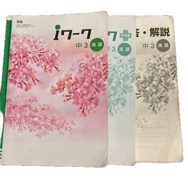 東京書籍 iワーク 中3 英語 別冊iワークプラス 別冊解答解説