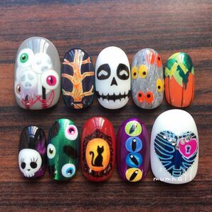 ハンドメイド ネイルチップ 10枚