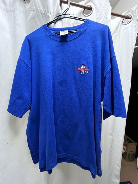 BEN DAVIS オーバーサイズ Tシャツ 大きいサイズ 青色 刺繍