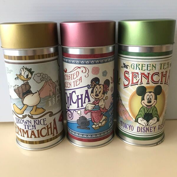 ディズニー お茶缶 3点セット