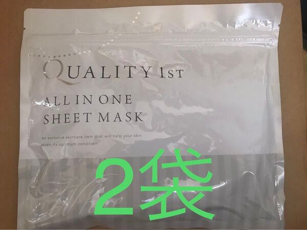 Quality 1st ALL IN ONE SHEET MASK シートマスク