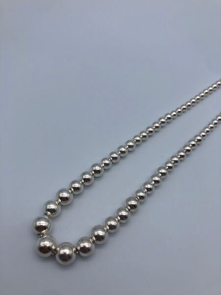 ボールネックレス シルバー silver 925 ティファニー ハードウェア好きに 男女兼用 シルバーネックレス シルバービーズ