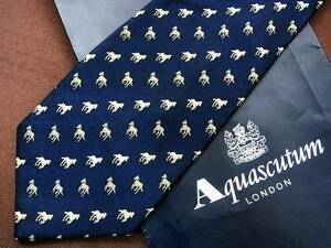 0^o^0ocl!FK4132 Aquascutum [ horse * animal ] necktie 