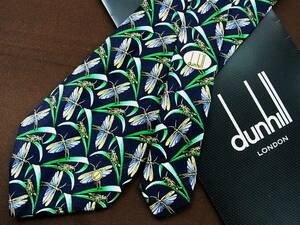 0^o^0ocl!FK4347 Dunhill [inago*kage low * insect ] necktie 