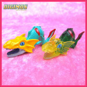  digimon chocolate egg [si- gong mon] mini figure * coloring + clear |2 point Used