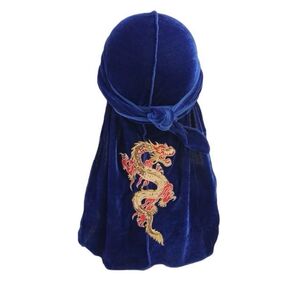 DURAG ドゥーラグ ベロア ベルベット ドラゴン ブルー