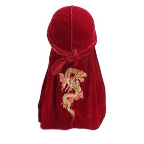 DURAG ドゥーラグ ベロア ベルベット ドラゴン レッド