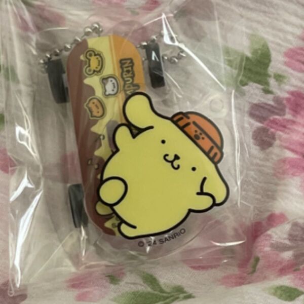 アクリルスケボーチャーム サンリオ ポムポムプリン プリン