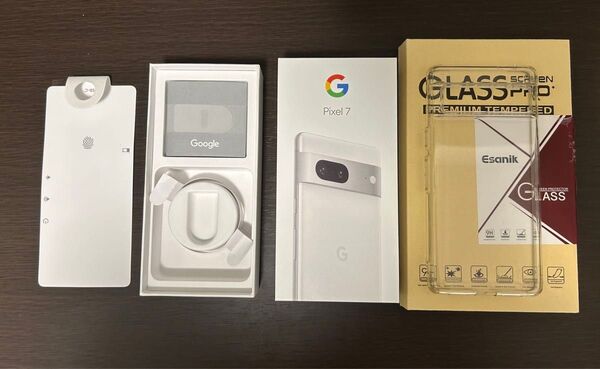 Pixel 7 箱 ガラスフィルム クリアケース