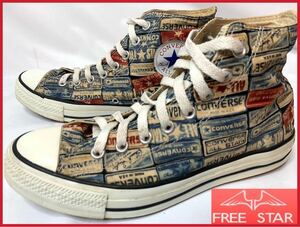  prompt decision *converse* all Star is ikatto Converse 26cm 7 1/2 total pattern canvas ALL STAR