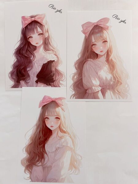 rio_ykr様 女の子ステッカー