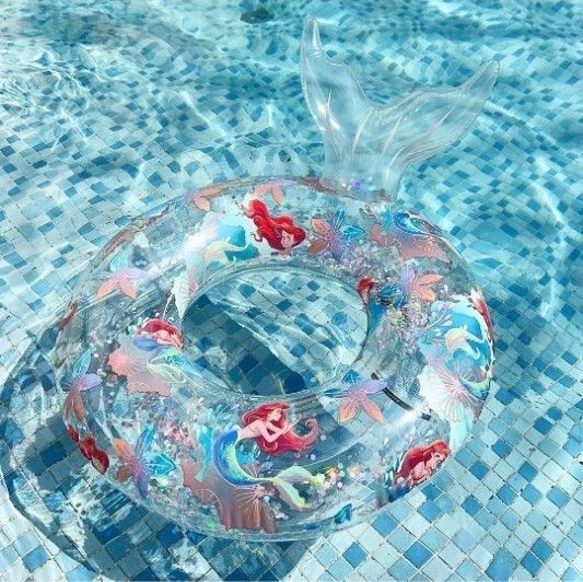 アリエル 浮き輪 60 ヒレ付き浮き輪 ディズニー