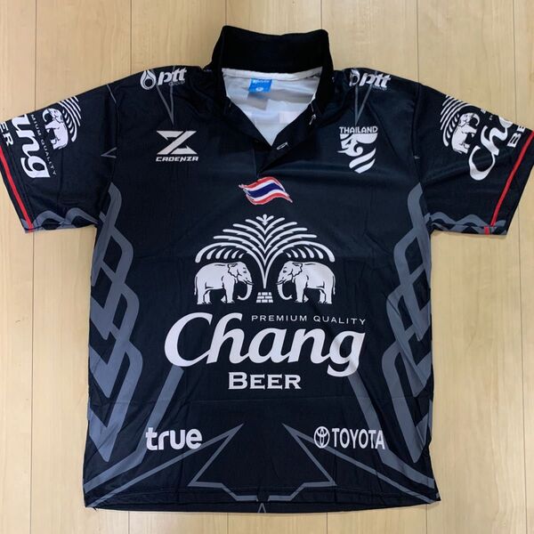 Chang Beer タイ代表 サッカーシャツ 黒