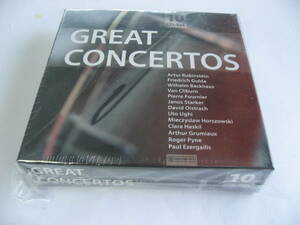 【即決・新品CD10枚セット・送料無料】 GREAT CONCERTOS 10CD BOX　 グレート コンチェルト　協奏曲 名演集 フルニエ、バックハウス 等