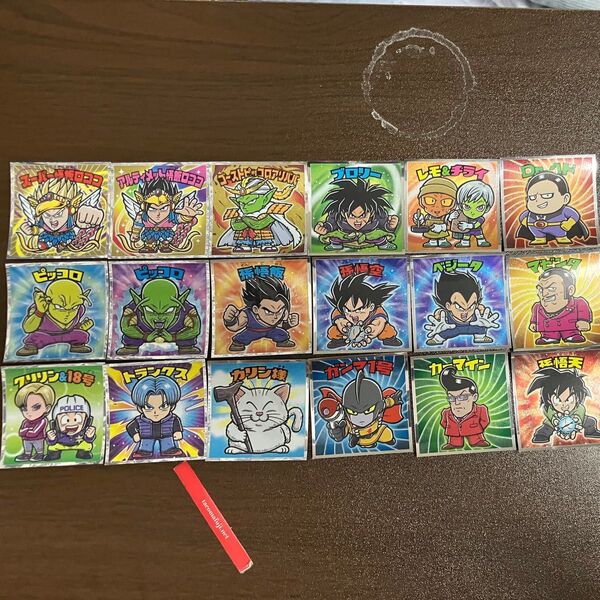 ドラゴンボール ビックリマンシール プロリー18枚セット