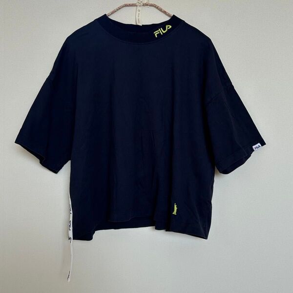 イーストボーイ FILA コラボ Tシャツ ネイビー