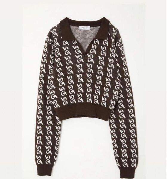 LAGUAGEM ラグアジェム MONOGLAM POLO KNIT