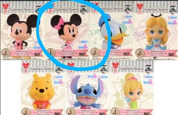 一番くじ ディズニーオールスターズ Happiness Moment J賞 ちびきゅんキャラ ミニー