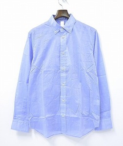 PARKER CLOTHING パーカークロージング EX CHAMBRAY B.D. SHIRTS エクスチェンジ シャンブレー ボタンダウンシャツ PKSH-1075 BLUE L