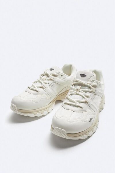 【ZARA】 新品タグ付き メンズ チャンキー マルチピース スニーカー 41