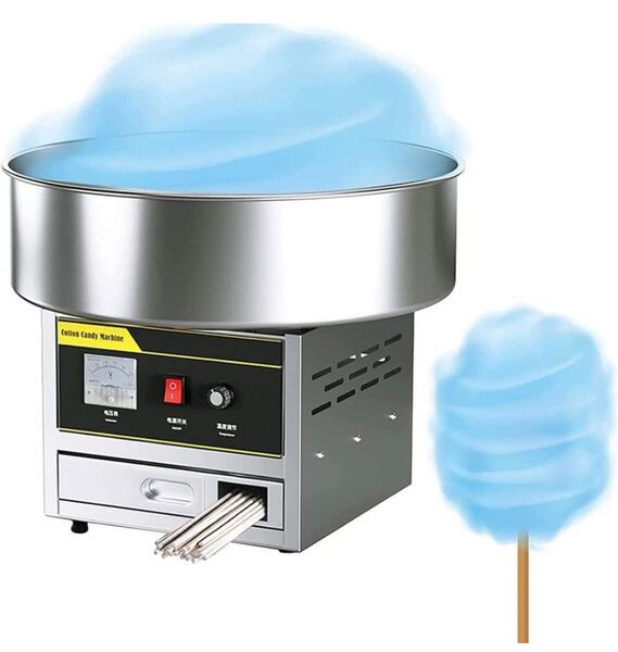 わたがし製造機 110Vわたあめ機 1200Wステンレス鋼 綿菓子製造機 食品グレード素材 市販のコットン キャンディ メーカー