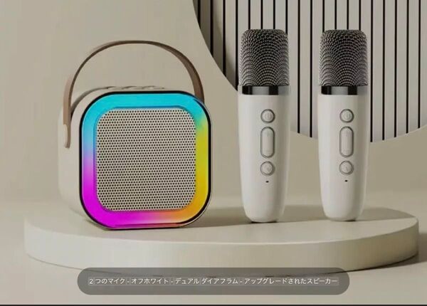 年末特価カラオケマイク Bluetoothマイク2本無線マイク ミニ カラオケセット家庭