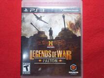 ★即決★ディスク綺麗に見えます★　LEGENDS OF WAR PATTON 　PS3　HISTORY　レジェンドオブウォー　パットン　ヒストリー_画像1