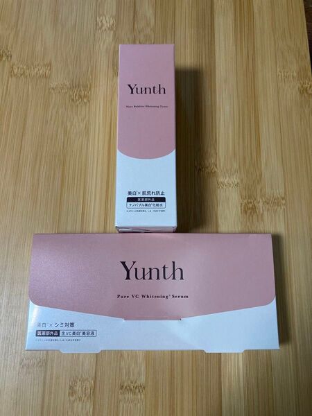 2点セット Yunthユンス薬用ホワイトニングローションナノバブル110ml薬用ホワイトニングエッセンスPVCa美容液1ml28包