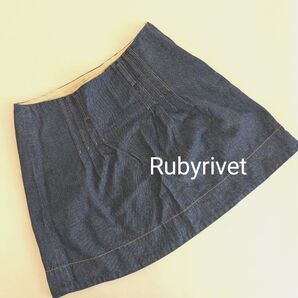 Rubyrivet インディゴデニムスカート 38サイズ