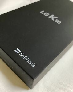 【新品未通電】LG K50 スペースブルー【SIMロック解除コード添付/シムフリー】