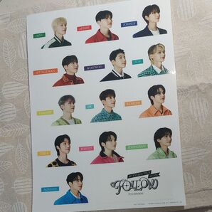 SEVENTEEN follow again cinemas ステッカーシート