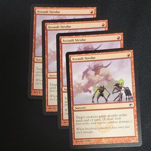 MTG 突撃のストロボ 英語 4枚セット