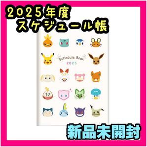 新品 ポケモン ピカチュウ 手帳 2025年 A6 スケジュール帳 ダイアリー