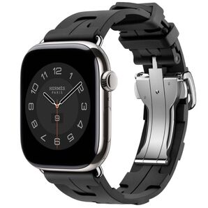新品未開封 Apple Watch Hermsキリム 46mm 黒 ブラック