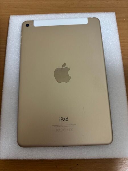 iPad Mini 4 Wi-Fi + Cellular SIMフリー 128GB コールド 動作確認済