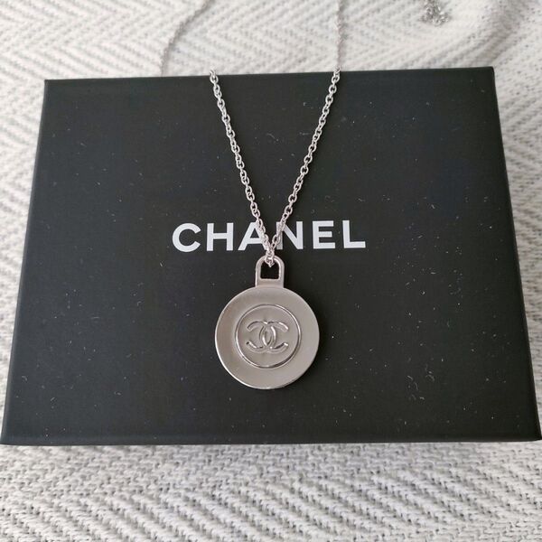 【正規美品】CHANEL シャネル ココマーク コイン チャーム ネックレス