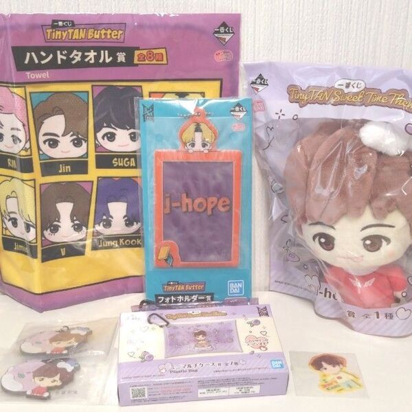 一番くじ TinyTAN ぬいぐるみ j-hope ホビ ホソク