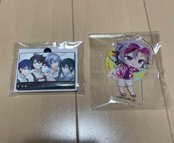 不破湊アクスタ、にじさんじTSUTAYAコラボキーホルダー