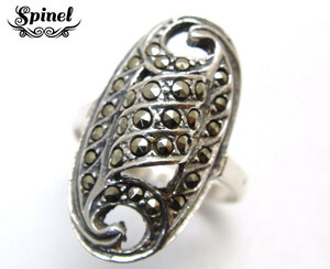 SP*16 number *USED washing settled SILVER925ma-ka site Classic design Vintage ring 925
