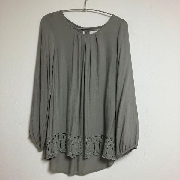 chocol raffine robe レーストップス プルオーバー レーヨン カットソー