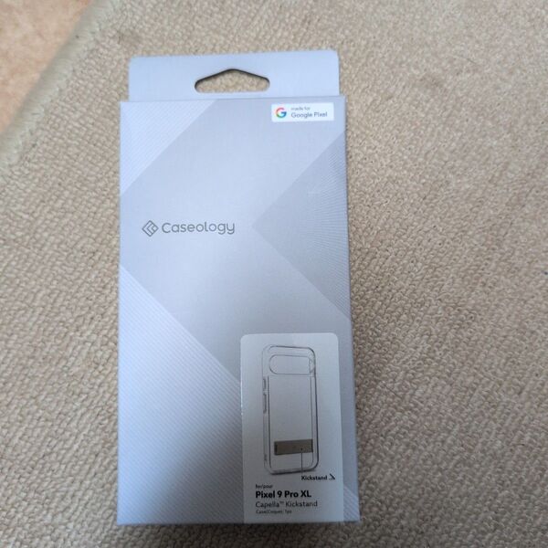 Caseology Google Pixel9 Pro XL 対応ケース 【キックスタンド付き】 クリア 両手自由 カバー