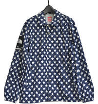 15SS Supreme × The North Face Packable Coaches Jacket シュプリーム スター パッカブル コーチジャケット 紺 M Y-265871_画像1