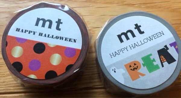 mtハロウィン マスキングテープ 2点セット 生産完了品