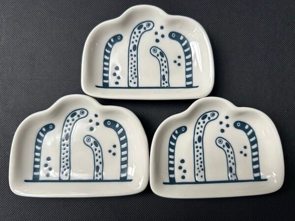 新品未使用 ミニプレート ちんあなご にしきあなご 小皿 豆皿