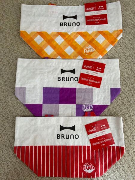BRUNO ランチバッグ 3点セット トートバッグ