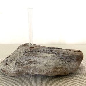 流木アート一輪挿し おしゃれな小ぶりシンプルデザイン ナチュラルアート Lサイズ