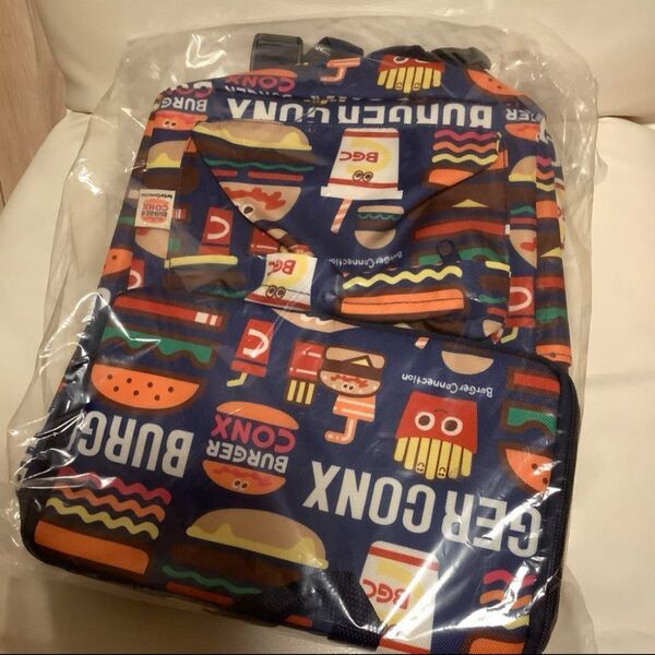 新品未開封 バーガーコンクス (ミックス) スクエア型保冷リュック 子供 キッズ スケーター