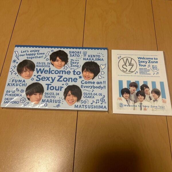 SexyZone Welcome to Sexy Zone Tour ノート・ステッカー 新品・未開封