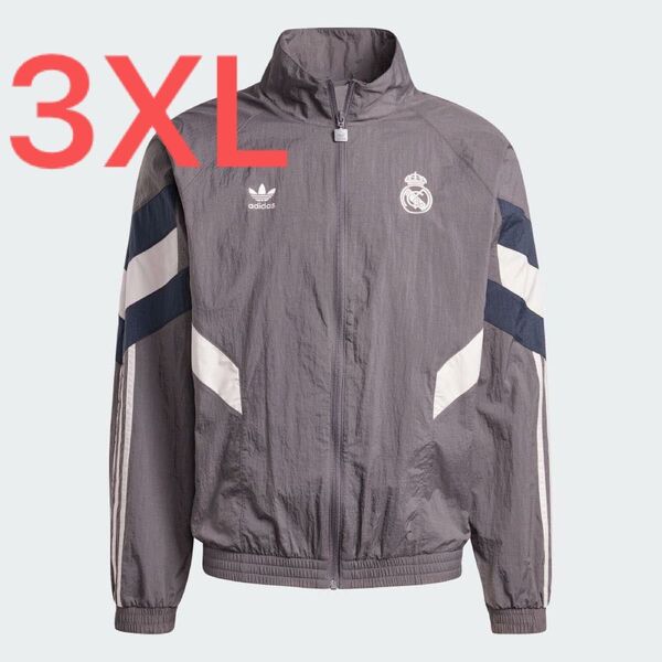 レアルマドリード ナイロンジャケット adidas トラック ジャケット 3XL
