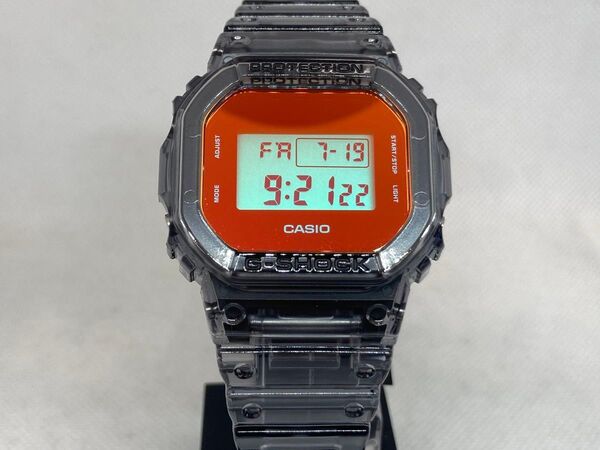 Gショック DW-5600TLS-8JF ピーチタイムラプス